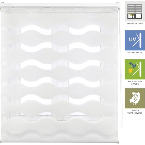 ESTOR ENROLLABLE MEDITERRANEO331-BLANCO 100X180 image 2