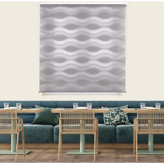 ESTOR ENROLLABLE MEDITERRANEO332-PLATA 140X180 image 1