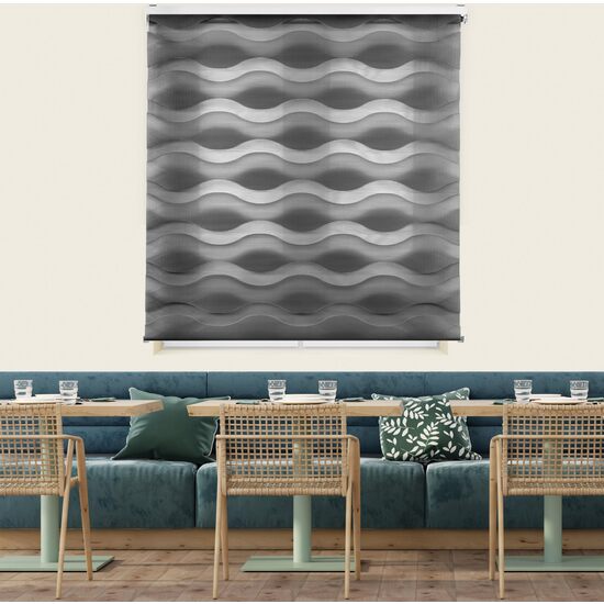 ESTOR ENROLLABLE MEDITERRANEO333-ANTRACITA 100X180 image 1