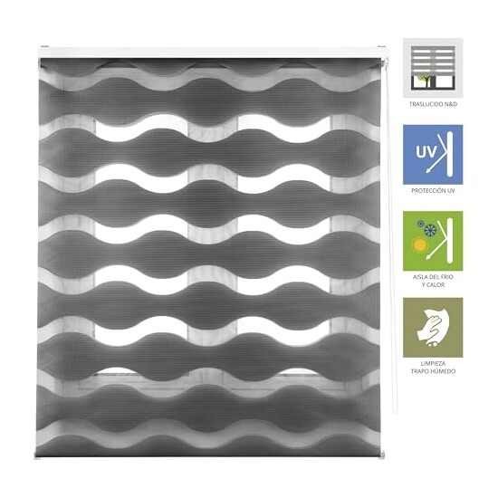 ESTOR ENROLLABLE MEDITERRANEO333-ANTRACITA 180X180 image 2