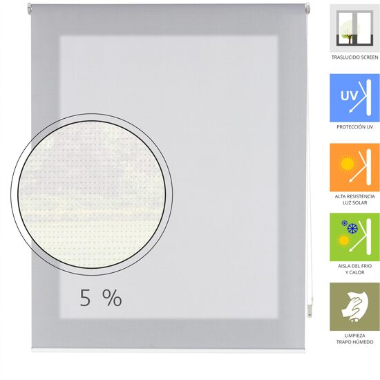 ESTOR ENROLLABLE SCREEN AD +5 28MM 250CM403-ANTRACITA 165X250 image 2