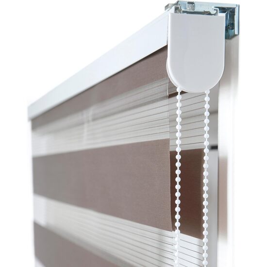 ESTOR ENROLLABLE STRIPES321-MARRON 100X250 image 3