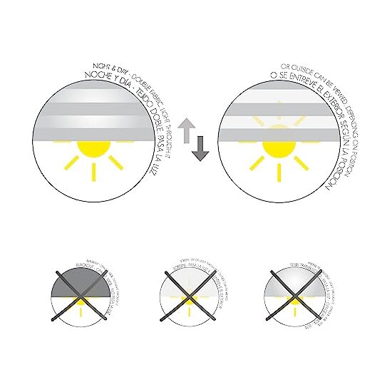 ESTOR ENROLLABLE STRIPES321-MARRON 170X250 image 4