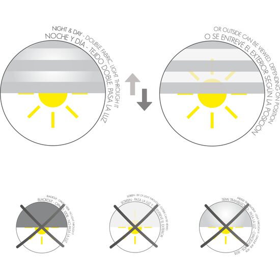 ESTOR ENROLLABLE STRIPES321-MARRON 75X250 image 4