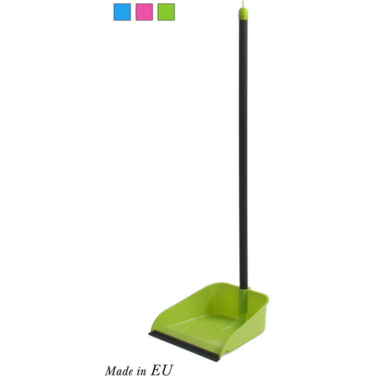 DUST PAN W/RUBBER & HANDLE 24.5X77CM  image 0