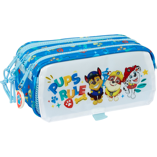 PORTATODO TRIPLE BIG PAW PATROL "PUPS RULE" image 0