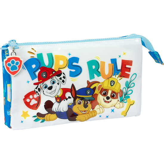 PORTATODO TRIPLE PAW PATROL "PUPS RULE" image 0