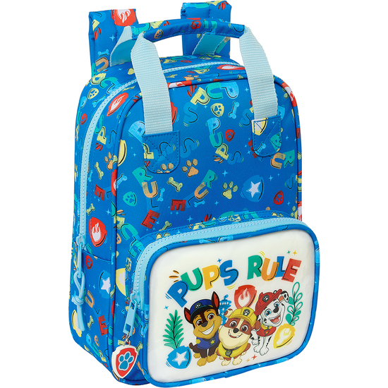 MOCHILA INFANTIL CON ASAS ADAPT. A CARRO PAW PATROL "PUPS RULE" image 0