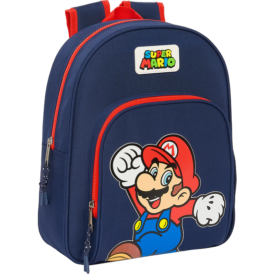 MOCHILA INFANTIL ADAPT.CARRO SUPER MARIO "WORLD" image 0