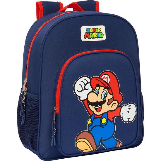 MOCHILA JUNIOR ADAPT.CARRO SUPER MARIO "WORLD" image 0