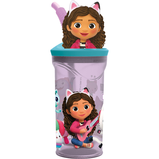 VASO FIGURITA 3D 360ML GABBYS DOLLHOUSE "PARTY" image 0