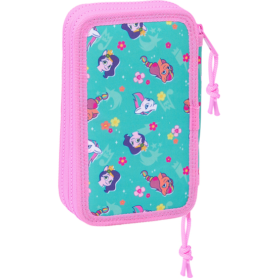 PLUMIER DOBLE PQÑO 28 PCS MY LITTLE PONY "MAGIC" image 1