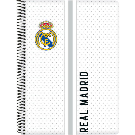 LIBRETA CUARTO 80 H. TAPAS DURAS REAL MADRID 1ª EQUIP. 24/25 image 0