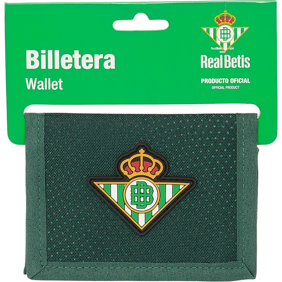 BILLETERA CON CABECERA RESISTENTE AGUA REAL BETIS BALOMPIE image 0