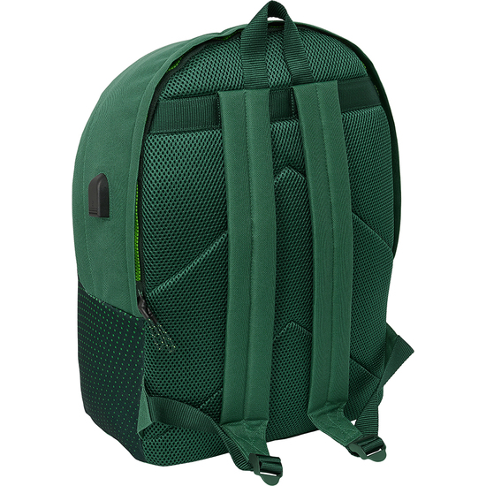 MOCHILA DOBLE PORTATIL 15,6"+USB RE AGUA REAL BETIS BALOMPIE image 1