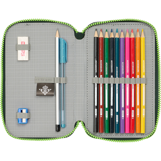 PLUMIER DOBLE PQÑ 28 PCS WATER RESISTANT REAL BETIS BALOMPIE image 4