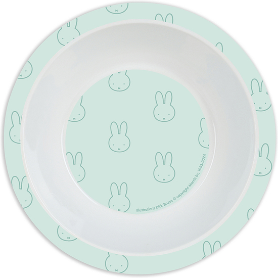 SET DE PLATOS, CUBIERTOS Y VASO MIFFY "MENTA" image 2