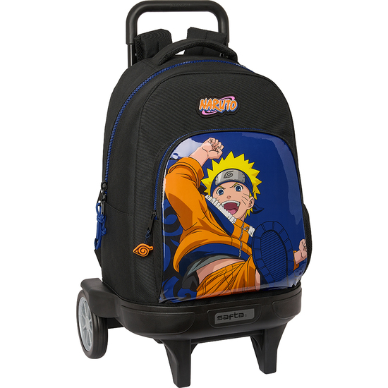 MOCHILA GDE. C/RUEDAS COMPACT EVOL. EXT. NARUTO "NINJA" image 0