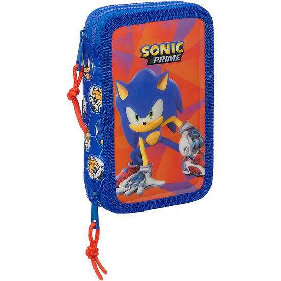 PLUMIER DOBLE PQÑO 28 PCS SONIC "PRIME" image 0