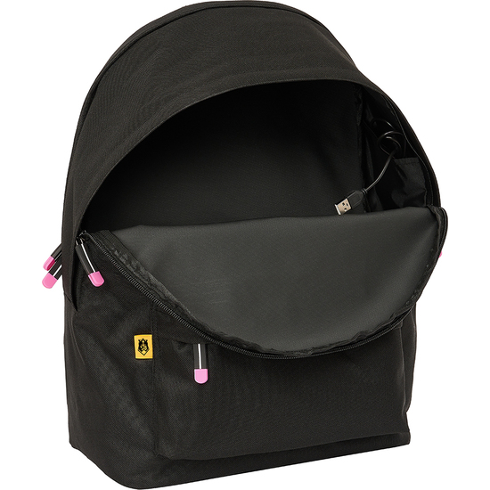 MOCHILA DOBLE PARA PORTATIL 15,6"+USB KINGS LEAGUE "PORCINOS" image 4