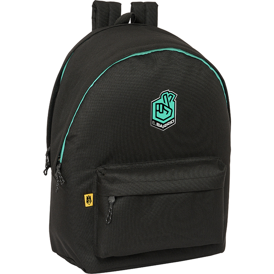 MOCHILA DOBLE PARA PORTATIL 15,6"+USB KINGS LEAGUE "EL BARRIO" image 0