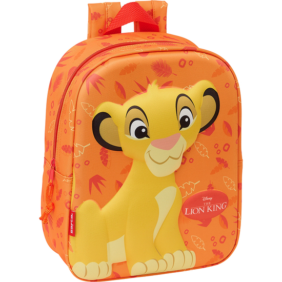 MOCHILA GUARDERIA 3D BOLSILLO RED EL REY LEON image 0