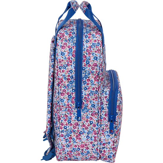 MOCHILA INFANTIL NAIT NAIT "FLORES COIMBRA AZUL" image 2