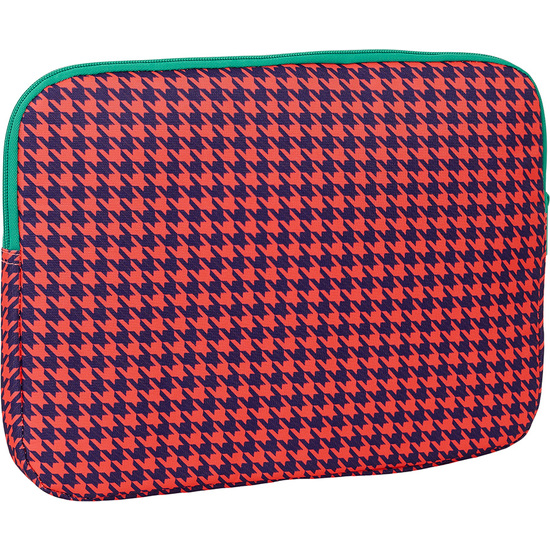 FUNDA PARA PORTATIL 14 "PATA DE GALLO CORAL" image 1