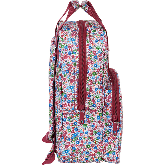 MOCHILA INFANTIL NAIT NAIT "FLORES COIMBRA BURDEOS" image 2