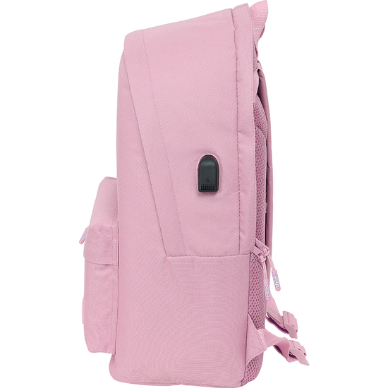 MOCHILA DOBLE PARA PORTATIL 15,6"+USB MUNICH BASICOS "ROSA" image 2