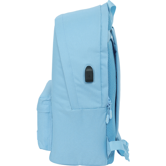 MOCHILA DOBLE PARA PORTATIL 15,6"+USB MUNICH BASICOS "AZUL" image 2