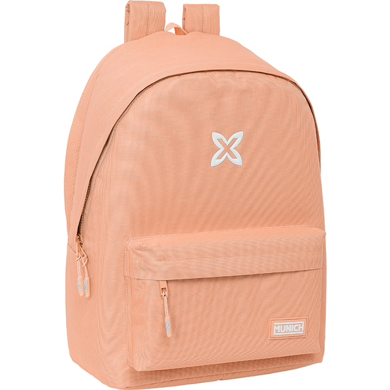 MOCHILA DOBLE PARA PORTATIL 15,6"+USB MUNICH BASICOS "PEACH" image 0