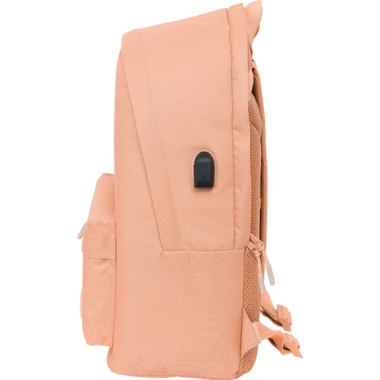 MOCHILA DOBLE PARA PORTATIL 15,6"+USB MUNICH BASICOS "PEACH" image 2