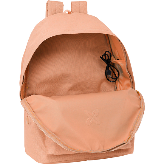 MOCHILA DOBLE PARA PORTATIL 15,6"+USB MUNICH BASICOS "PEACH" image 4