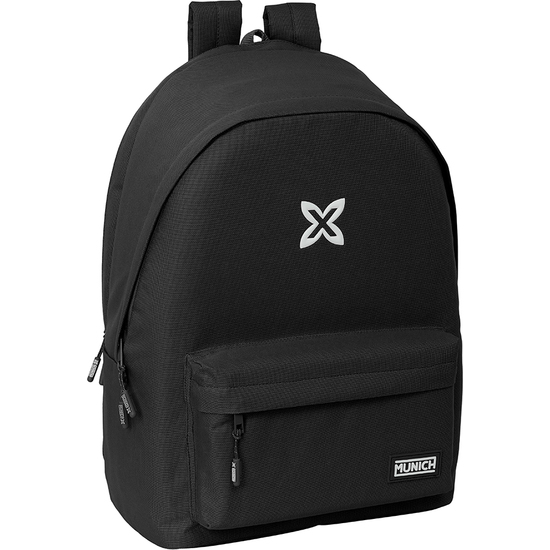 MOCHILA DOBLE PARA PORTATIL 15,6"+USB MUNICH BASICOS "NEGRO" image 0