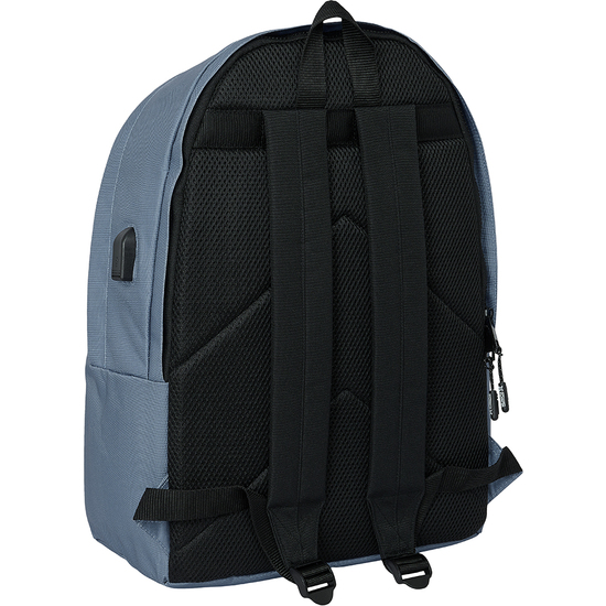 MOCHILA DOBLE PARA PORTATIL 15,6"+USB MUNICH BASICOS "GRIS" image 1