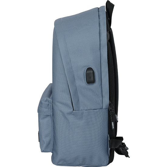 MOCHILA DOBLE PARA PORTATIL 15,6"+USB MUNICH BASICOS "GRIS" image 2