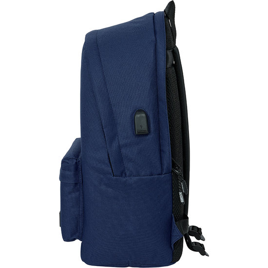 MOCHILA DOBLE PARA PORTATIL 15,6"+USB MUNICH BASICOS "MARINO" image 2