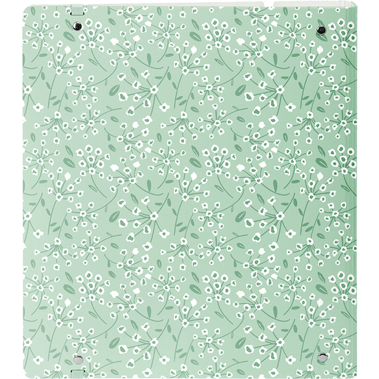 CARPEBLOCK PP FOAM 4 ANI 35MM C/RECAMBIO SAFTA "LIGHT GREEN FLOWERS" image 1