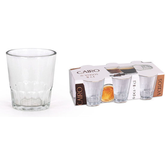 SET 6 GLASS 11CL  image 0