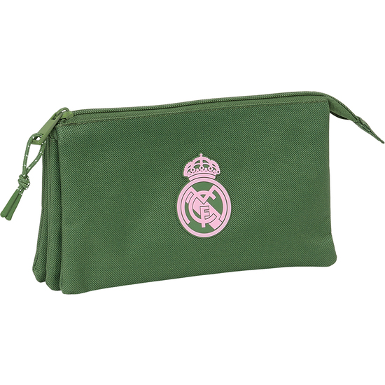 PORTATODO TRIPLE REAL MADRID CHICA CAQUI image 0