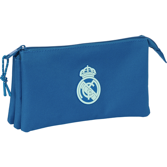 PORTATODO TRIPLE REAL MADRID CHICA AZUL image 0