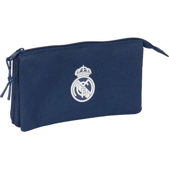 PORTATODO TRIPLE REAL MADRID CHICA MARINO image 0