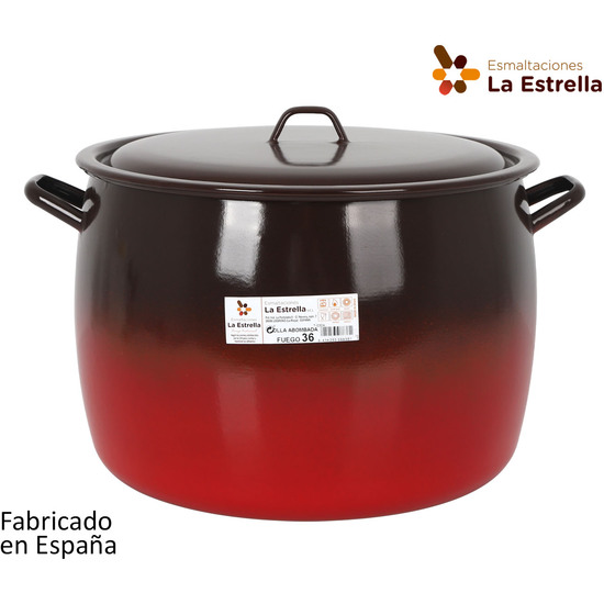 ROUND COOKING POT W/LID 36CM-30L  image 0