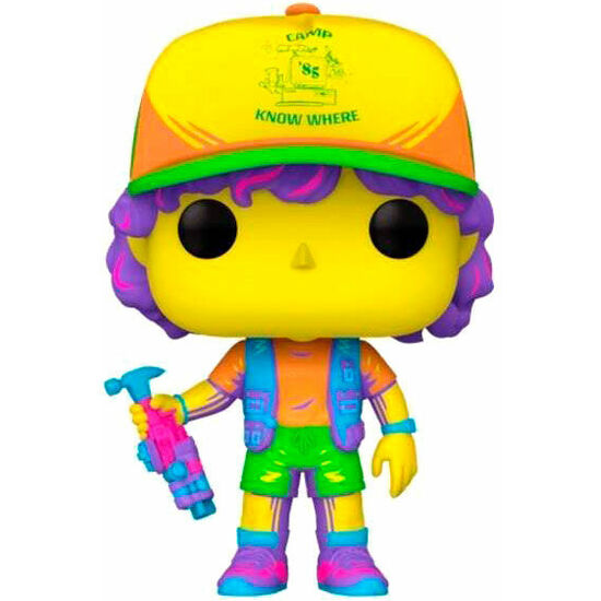 FIGURA POP STRANGER THINGS DUSTIN IN BEEF BLACK LIGHT EXCLUSIVE image 0