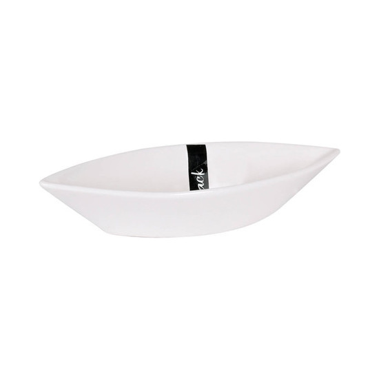 WHITE BOWL 16.3X6.3X3.2CM  image 1