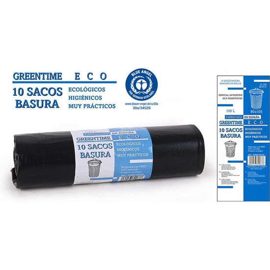 10 GARBAGE BAGS 80X105-G150-100 L. image 0