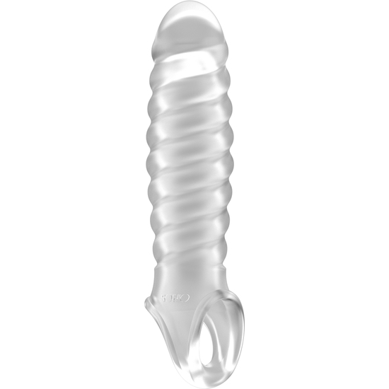 NO.32 - STRETCHY PENIS EXTENSION - TRANSLUCENT image 0
