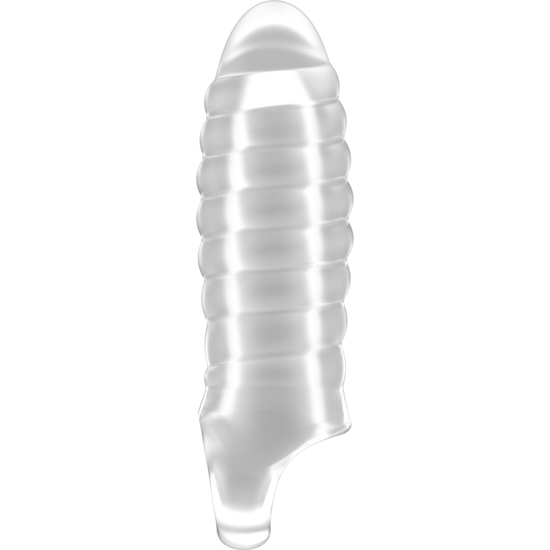 NO.36 - STRETCHY THICK PENIS EXTENSION - TRANSLUCENT image 1