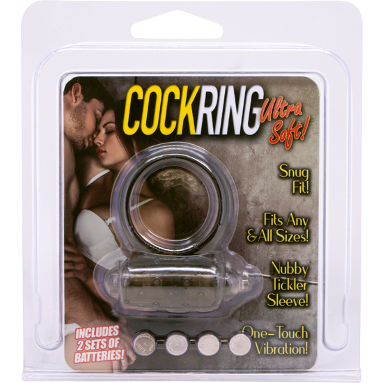 MINI VIBRATING COCKRING BLACK image 1